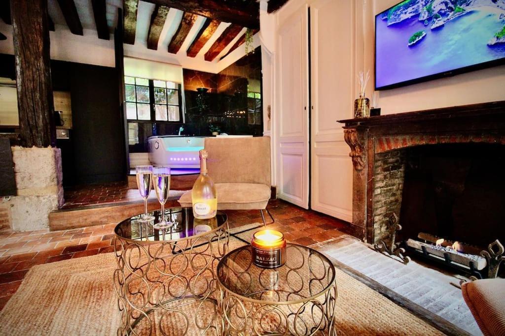 Le Spa Gustave - Sauna, Jacuzzi & Terrasse A Rouen Exterior foto